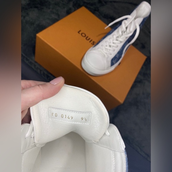 Louis Vuitton Tattoo Sneaker Boot - Monogram Denim - Picture 8 of 8